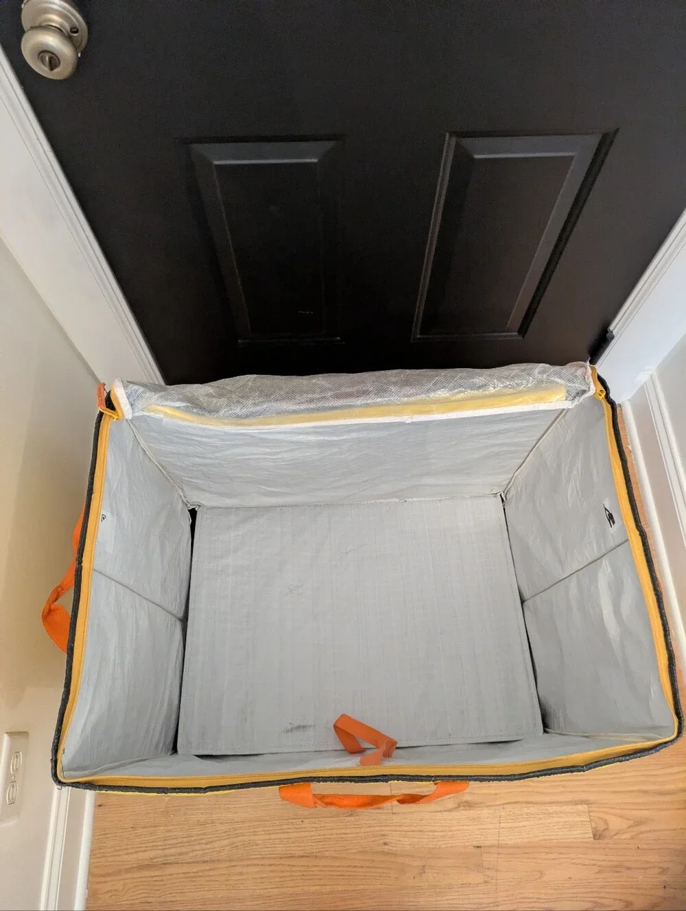 Giant zippered tote bag, xl storage bag
